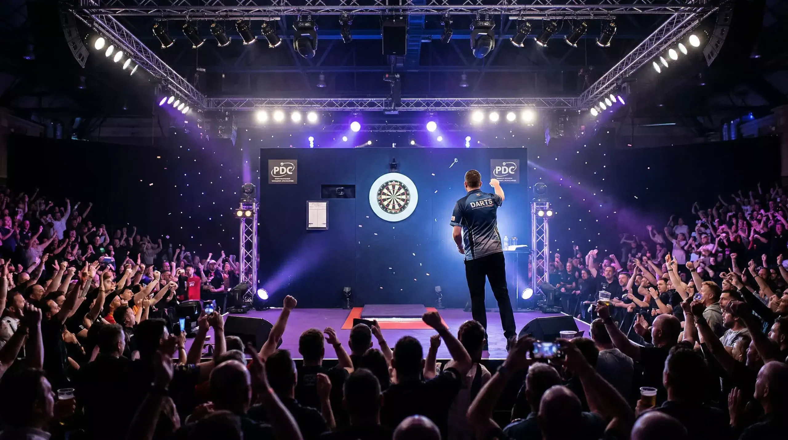 Darts Turniere 2026 — Bühne des Alexandra Palace während der PDC World Championship